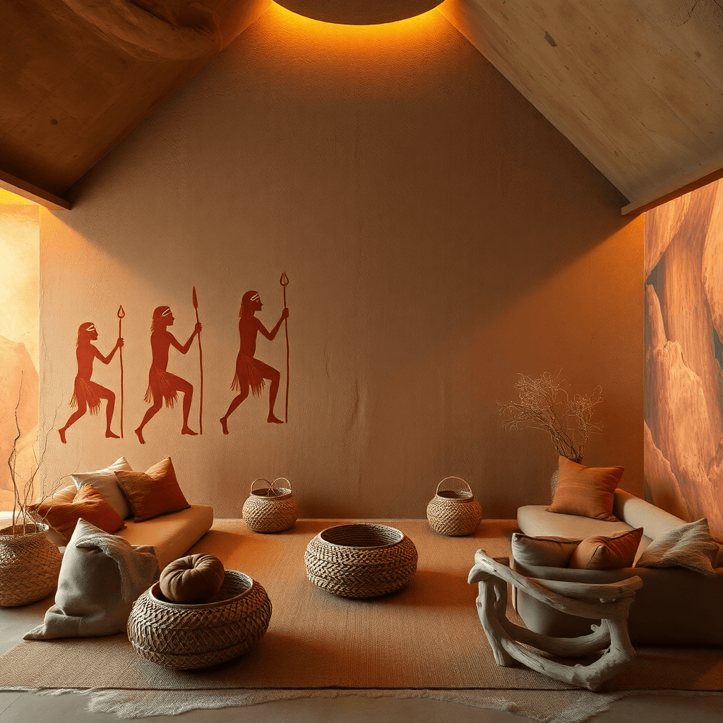 Peintures San du Drakensberg — exemple d'intérieur