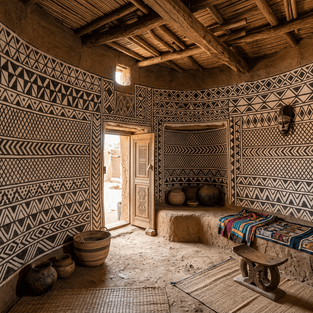 Kasena Mural — exemple d'intérieur