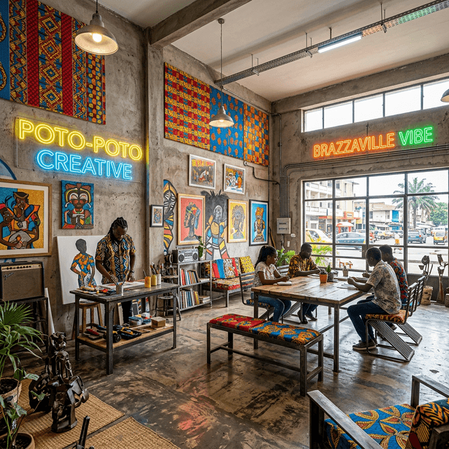Brazzaville Afro-Urbain — exemple d'intérieur