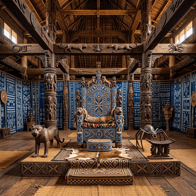 Bamoun Royal — exemple d'intérieur