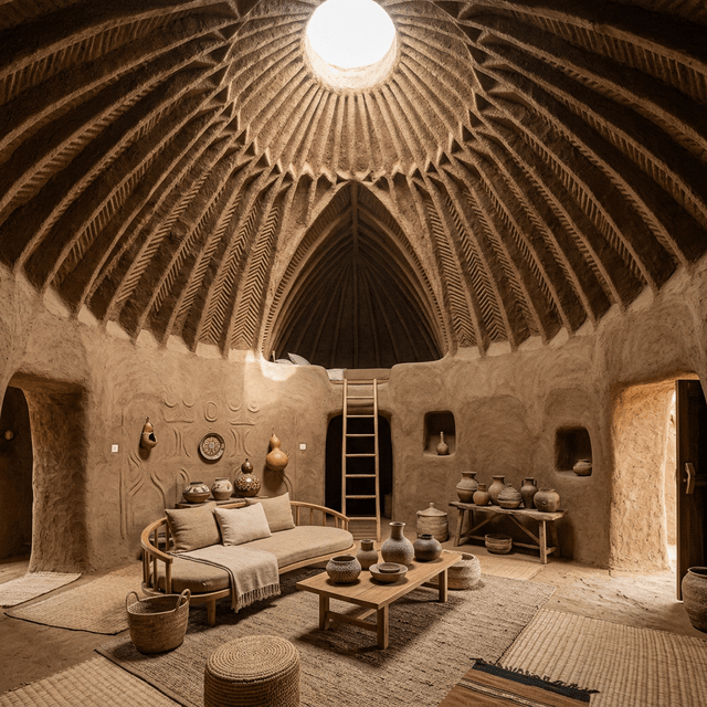 Musgum Case Obus — exemple d'intérieur