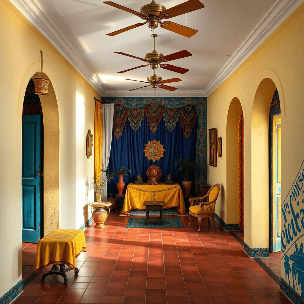 Afro-Cubano Santería — exemple d'intérieur
