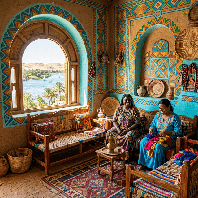 Nubie Colorée — exemple d'intérieur