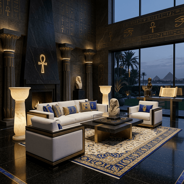 Pharaonique Revisité — exemple d'intérieur
