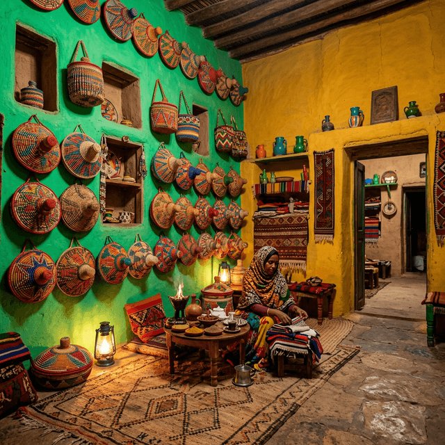 Harar Coloré — exemple d'intérieur