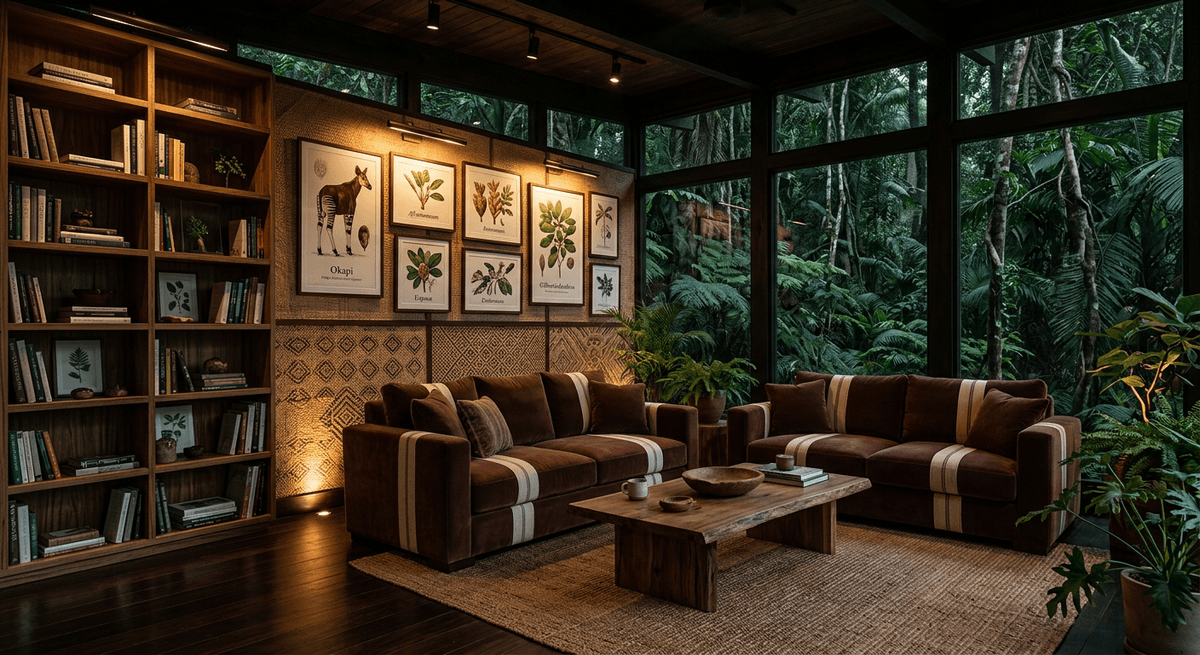 Okapi de l'Ituri — exemple d'intérieur
