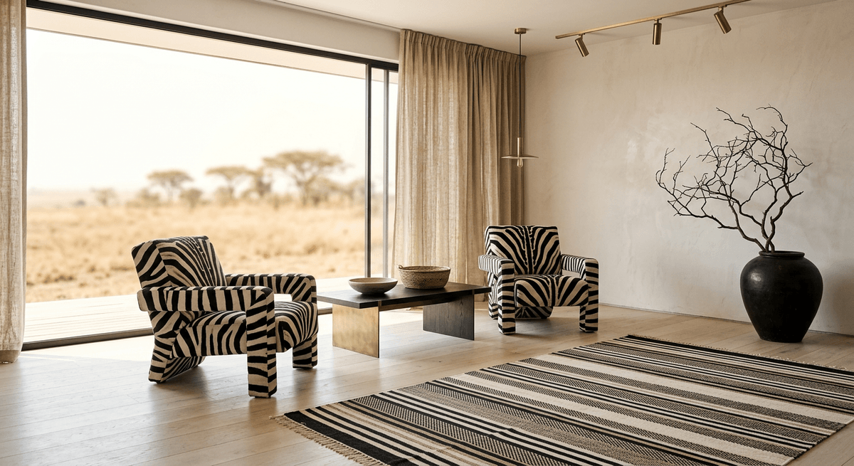Zèbre du Serengeti — exemple d'intérieur