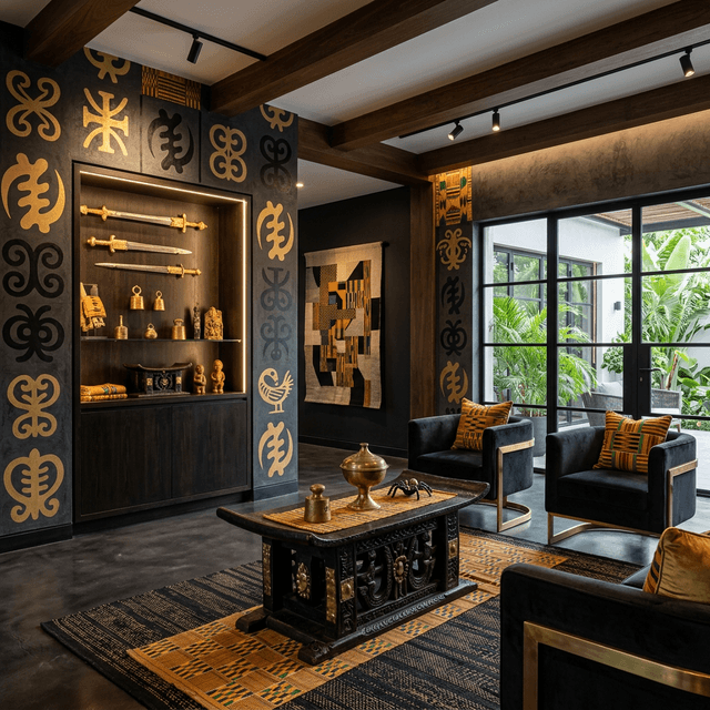 Ashanti Symbolique — exemple d'intérieur