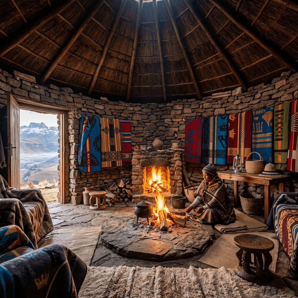 Basotho Montagnard — exemple d'intérieur