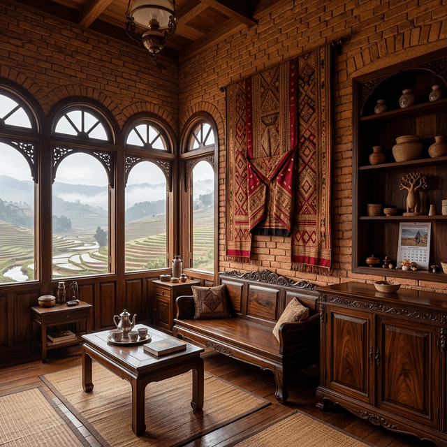 Merina des Hautes Terres — exemple d'intérieur