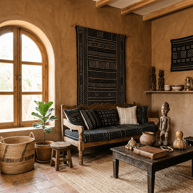 Bogolan Authentique — exemple d'intérieur