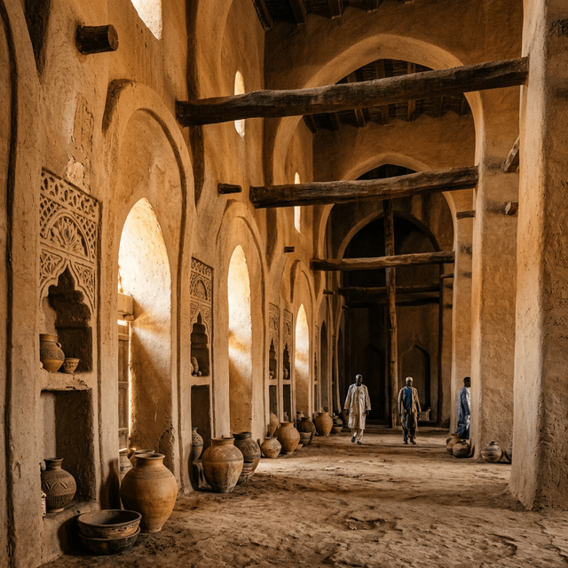 Djenné Soudano-Sahélien — exemple d'intérieur