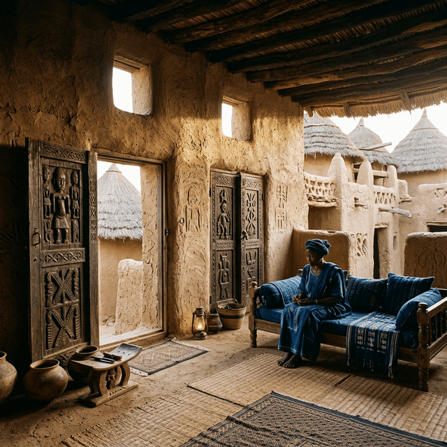 Dogon Falaise — exemple d'intérieur