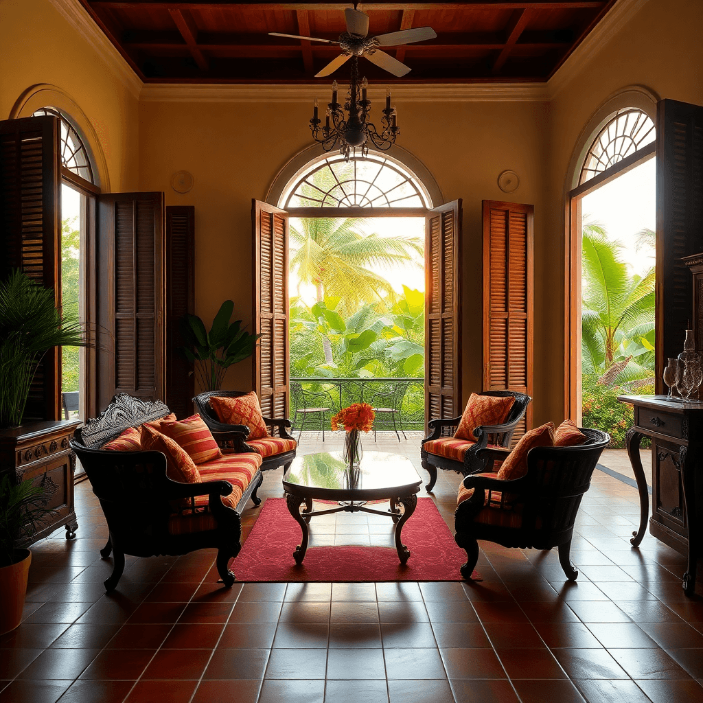 Bel Air Martiniquais — exemple d'intérieur