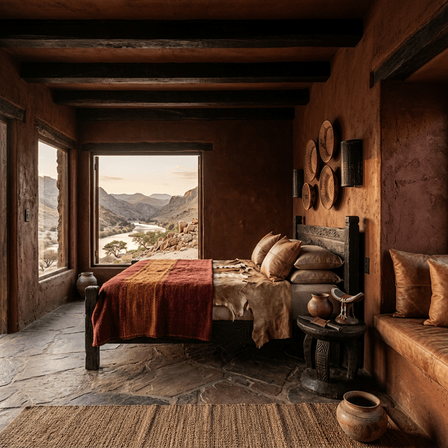 Himba Rouge — exemple d'intérieur