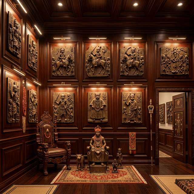 Benin Bronze — exemple d'intérieur
