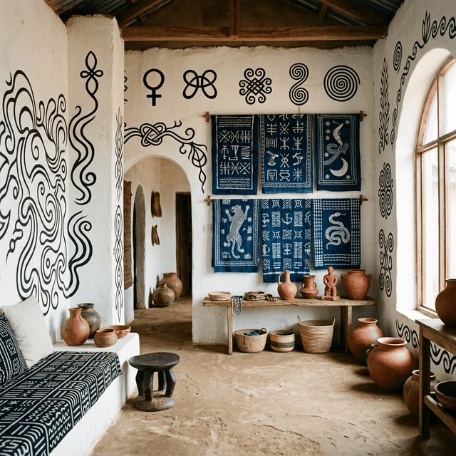 Igbo Uli — exemple d'intérieur