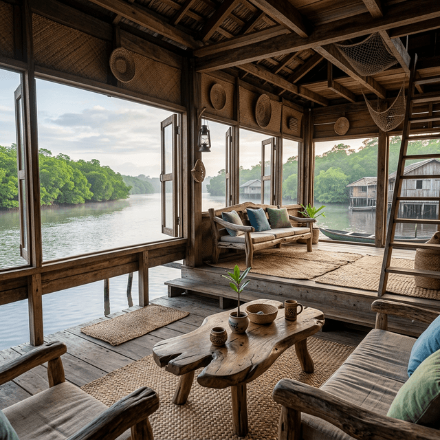 Ijaw Riverine — exemple d'intérieur