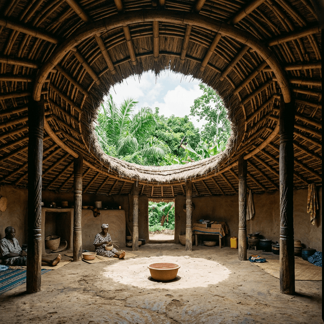 Casamance Diola — exemple d'intérieur