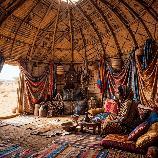 Nomade Somali — exemple d'intérieur