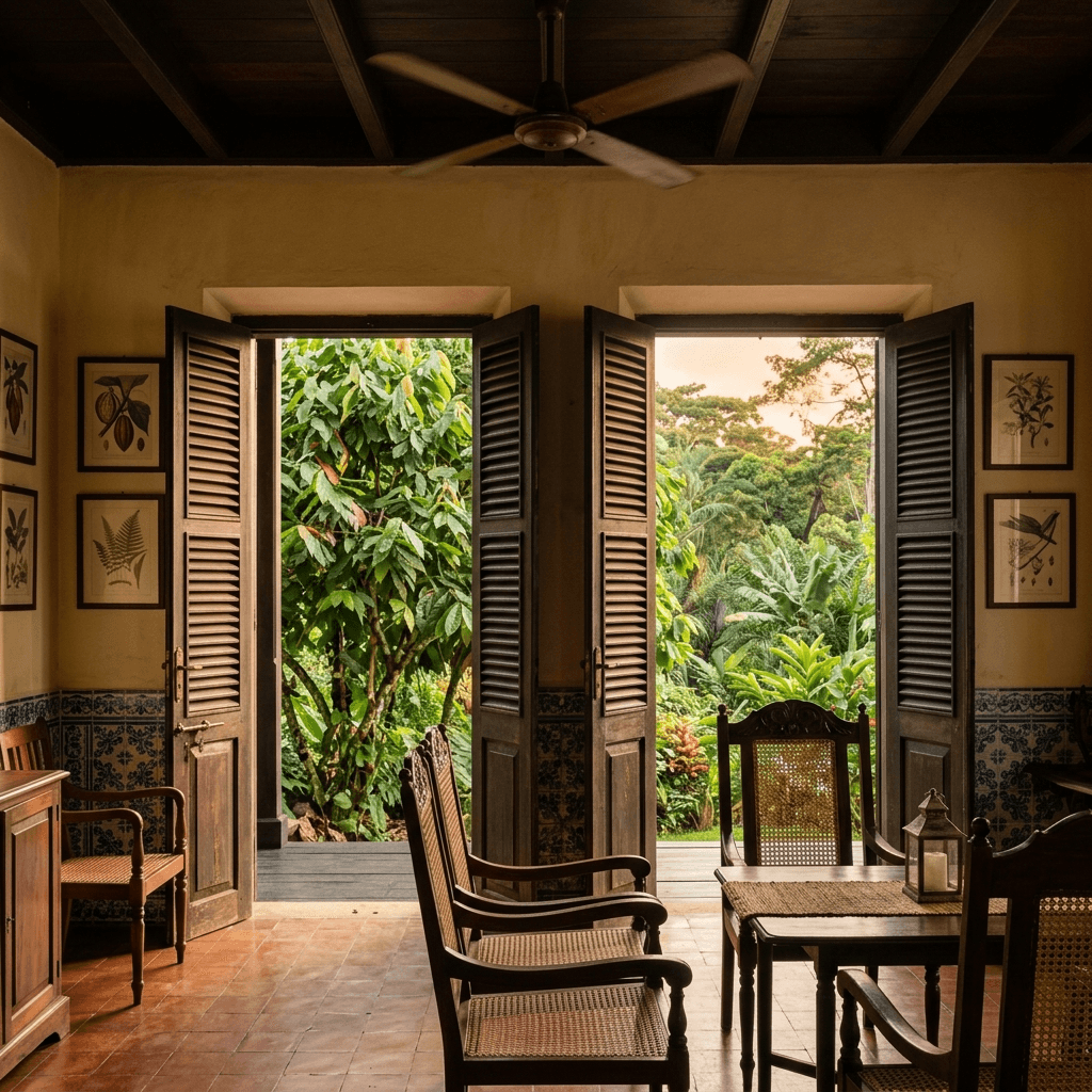 São Tomé Colonial — exemple d'intérieur