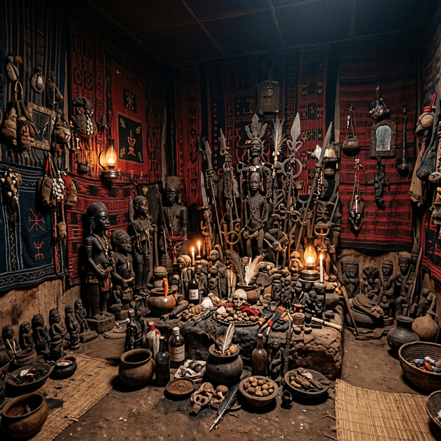 Vodun Togolais — exemple d'intérieur